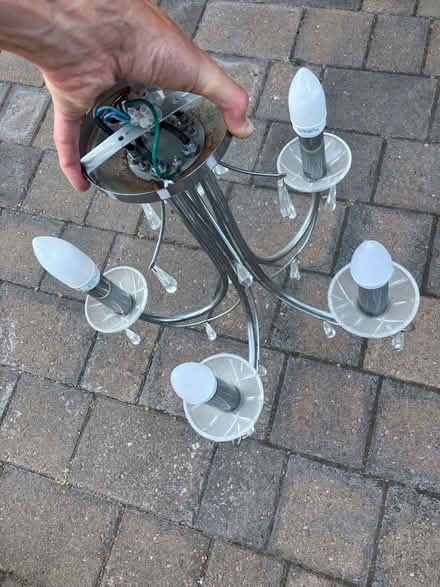 Photo of free Chandelier style ceiling light (Roselands, Eastbourne, BN22) #2