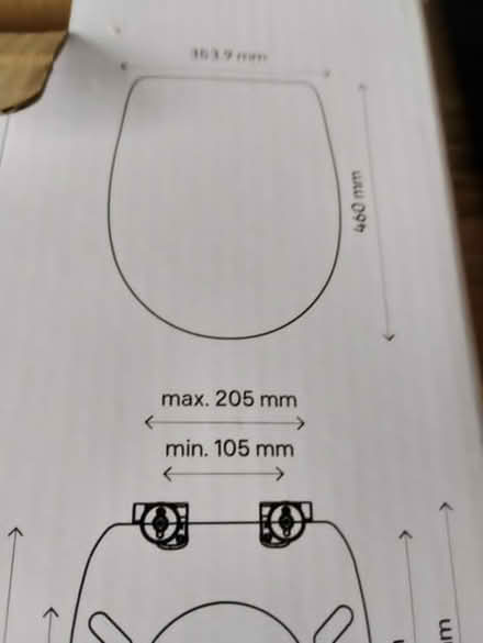 Photo of free New White Toilet seat in box (Spalding PE11) #3