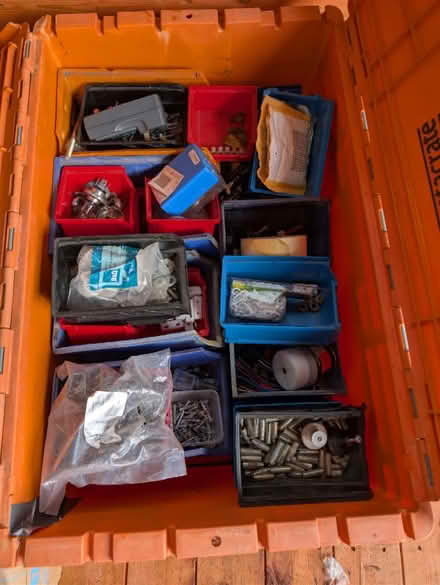 Photo of free Big plastic box full of bits (Alvaston De24 0ge) #2