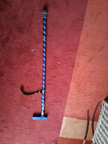 Photo of free Folding walking stick ,blue (Cople MK44) #2