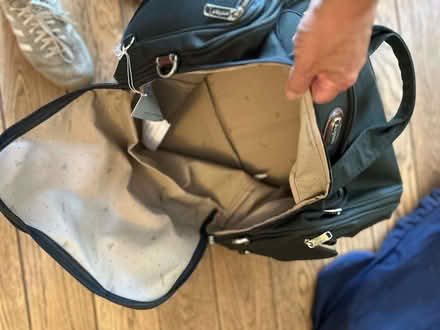 Photo of free small bottle green antler bag (Hildenborough TN11) #2
