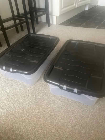 Photo of free X2 storage boxes with lids (Torquay TQ2) #1
