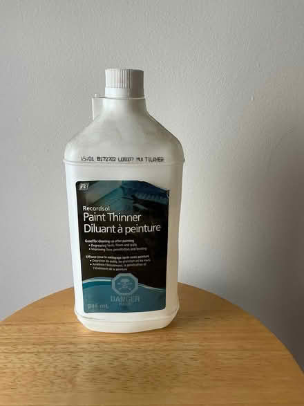 Photo of free Paint thinner (Vanier/Overbrook) #1