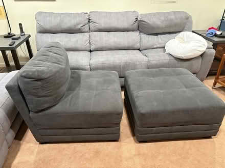Photo of free Chair and ottoman (Kings Park West) #2