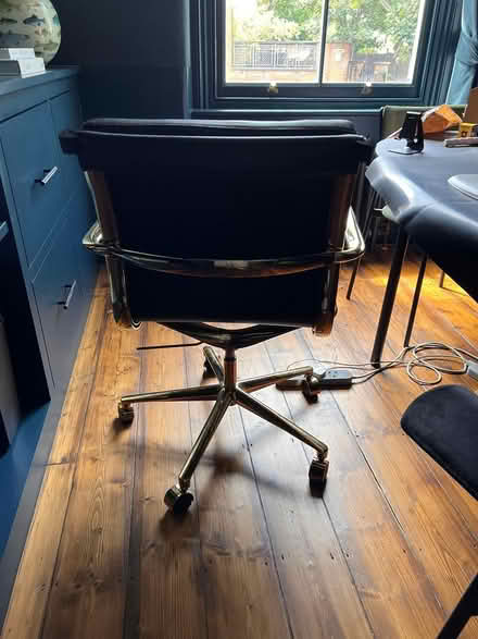 Photo of free Black/Brass Office Chair (Kew, Richmond TW9) #2