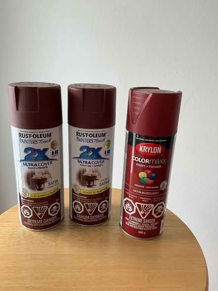 Photo of free Spray paint-burgundy colour (Vanier/Overbrook) #1