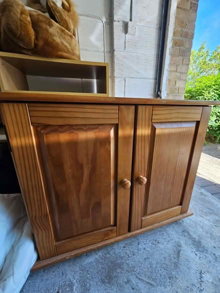 Photo of free Wood side table (St. Marys Island ME4) #1