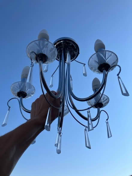 Photo of free Chandelier style ceiling light (Roselands, Eastbourne, BN22) #1