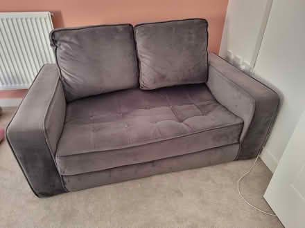 Photo of free Snuggle sofa/ large armchair grey (Manchester M14) #1