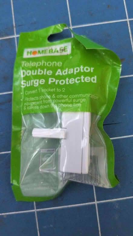 Photo of free Telephone double adaptor surge protected (Gorse Hill GU22) #1