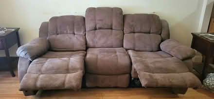 Photo of free Reclining couch (7 Harrington Terr Cambridge) #2