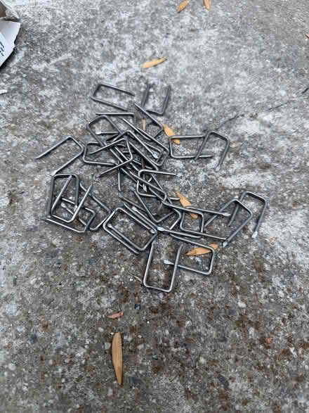 Photo of free 32 pieces of u nails (East Palo Alto CA) #1