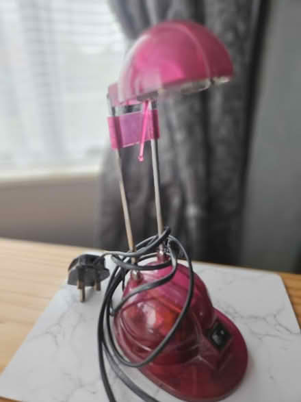 Photo of free Purple reading lamp (Willaston CH64) #1