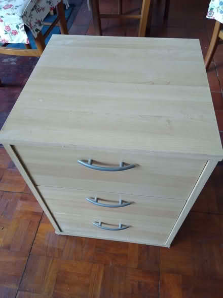 Photo of free 3-Drawer Bedside Cabinet (Kings Sutton OX17) #1