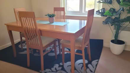 Photo of free Dining table and 6 chairs (Stevenage SG1) #2