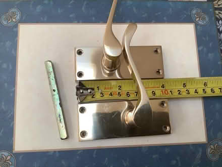Photo of free Brass door handle (Overslade CV22) #1