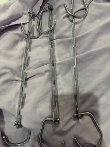 Photo of free 3 metal space saving hangers (Westbury Wilts BA13) #1