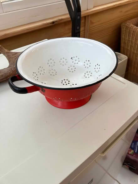 Photo of free Red Enamel Colander (Hailsham BN27) #2