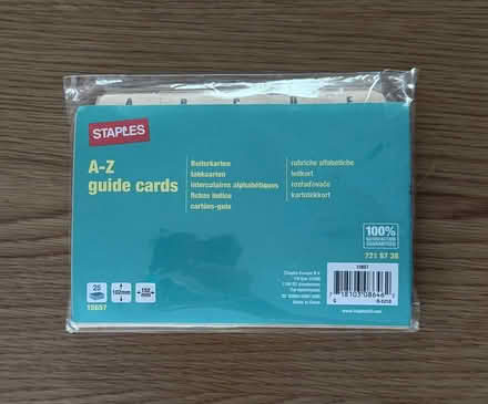Photo of free A-Z guide cards (Basingstoke RG21) #1
