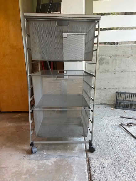 Photo of free Metal framed wire storage baskets (San Anselmo) #1