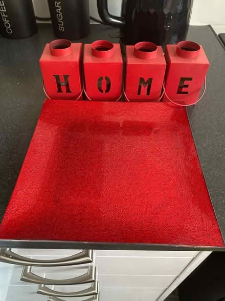 Photo of free Candle holder and candle plate (Northfield B31) #1