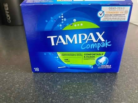 Photo of free Opened box of tampax (Northfield B31) #1
