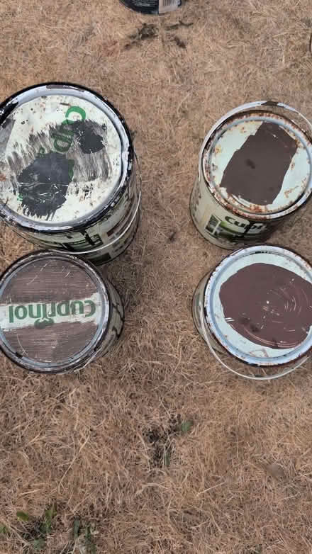 Photo of free Brown and black cuprinol fence paint (South Tonbridge TN9) #1