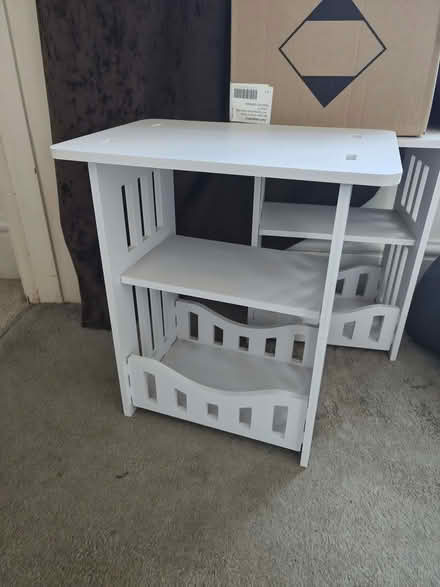 Photo of free Very cheap bedside tables (Stonehouse GL10) #1