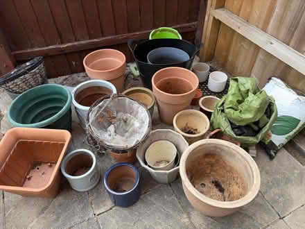 Photo of free Lots of pots, tubs etc (Landican CH43) #1