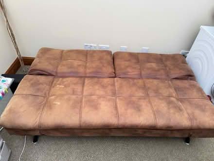 Photo of free Faux leather sofa / bed (Dogsthorpe PE1.) #4