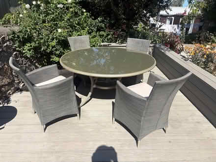 Photo of free Garden table and 4 chairs (Dalkey) #1