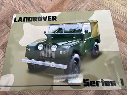Photo of free Land Rover Metal Sign (Wainscott ME3) #1