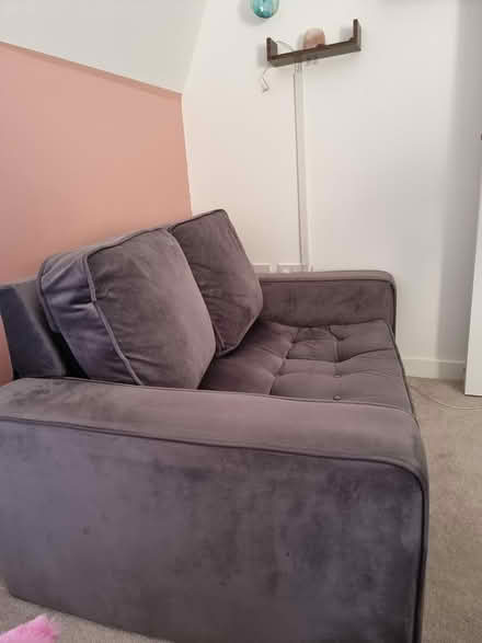 Photo of free Snuggle sofa/ large armchair grey (Manchester M14) #3
