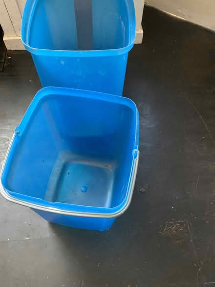 Photo of free Blue plastic bin. With handled lining bucket (Fairfield Park BA1) #4