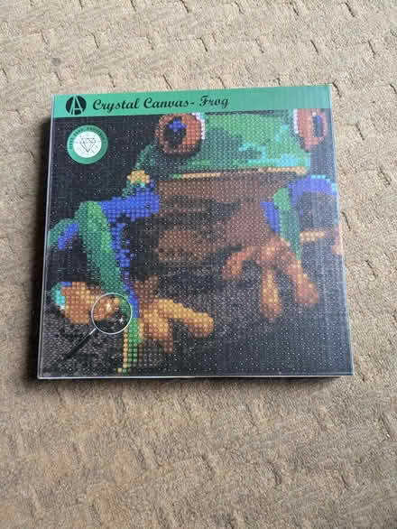 Photo of free Frog Crystal Art Canvas Kit (Sheffield S12) #1