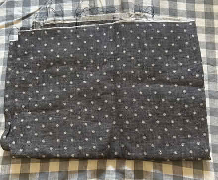 Photo of free Unused wool/linen polkadot fabric (Tooting Bec/Balham SW17) #1