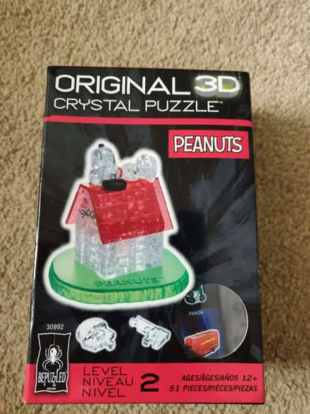 Photo of free Peanuts Snoopy 3D Crystal Puzzle (Chorley SK9) #1