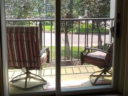 Photo of free TV stand/ computer desk/deck chairs (Frankenmuth) #3