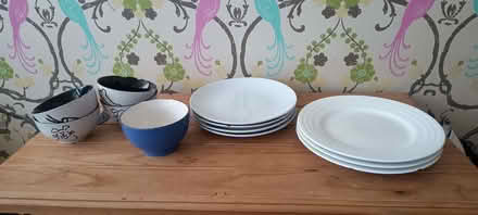 Photo of free Assorted plates and bowls (Chapeltown S35) #1