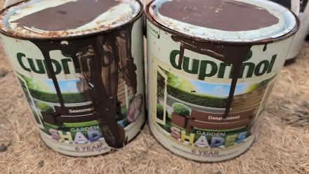 Photo of free Brown and black cuprinol fence paint (South Tonbridge TN9) #2