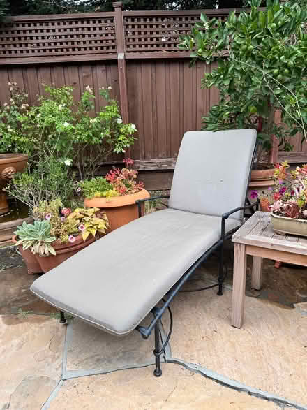Photo of free 2 metal chaise lounges (North Napa off Salvador) #2