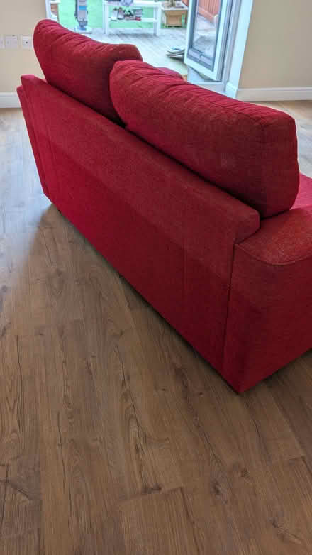 Photo of free Red double sofa (Newton-le-Willows WA12) #4