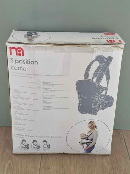 Photo of free Mothercare 3 Position Carrier (Bray) #1