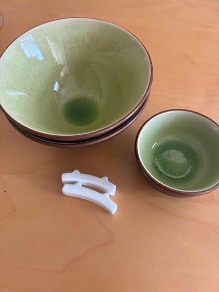 Photo of free Ceramic bowls and chopstick holders (Thatcham RG19) #1
