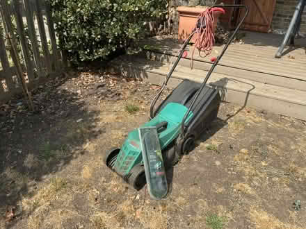 Photo of free Bosch Lawn Mower and new blade (SE4 - Brockley) #1