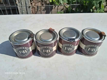 Photo of free Four Farrow & Ball sample pots (Manor Court E10) #2