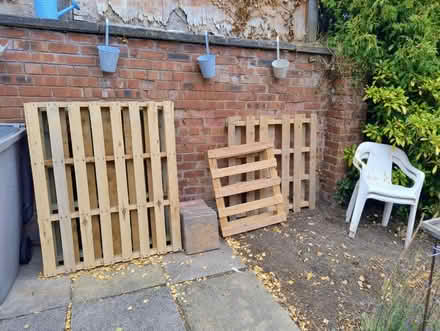 Photo of free Pallets - good for wood projects? (Gorse Hill M32) #1