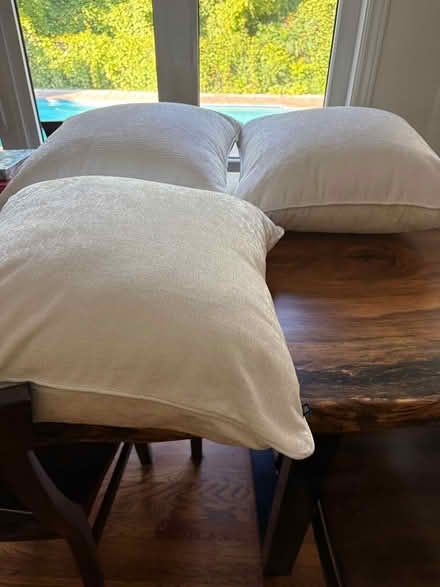 Photo of free 3 Urban Barn Pillows - White (Kanata Lakes) #1