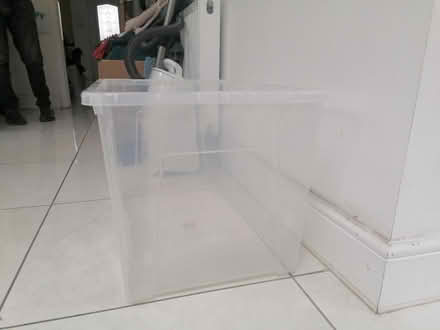 Photo of free 102L large plastic storage box (Hunts Cross L25) #1