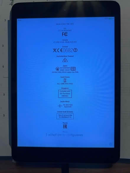 Photo of free 1st Gen. iPad mini (Wi-Fi Only) (Blaby, Leicestershire LE8) #2